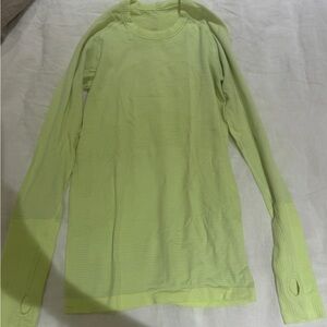 Lululemon Yellow Long Sleeve Top